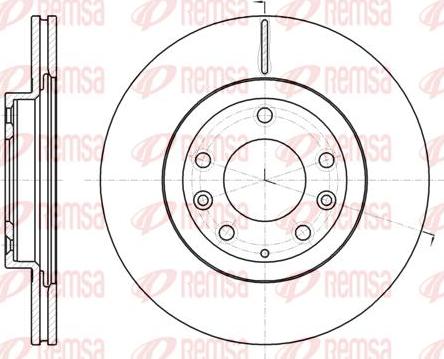 Kawe 61215 10 - Brake Disc autospares.lv