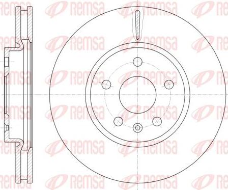 Kawe 61286 10 - Brake Disc autospares.lv