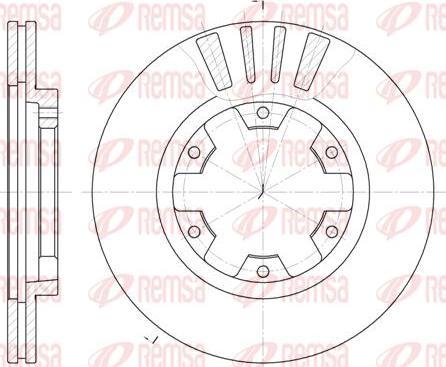 Kawe 61239 10 - Brake Disc autospares.lv