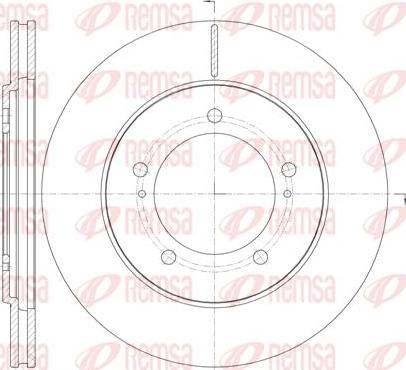 Kawe 61233 10 - Brake Disc autospares.lv