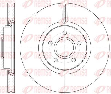 Quinton Hazell BDC6071 - Brake Disc autospares.lv