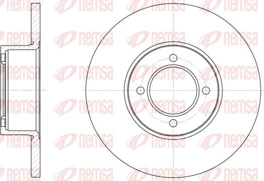 Kawe 6127 00 - Brake Disc autospares.lv