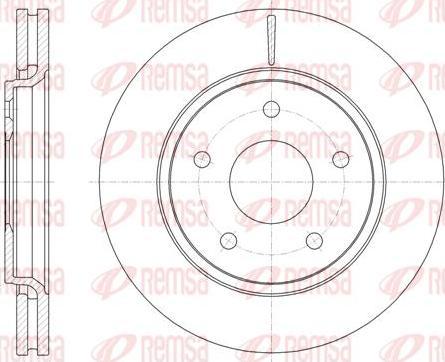 Kawe 61724 10 - Brake Disc autospares.lv