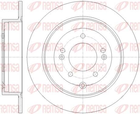 Kawe 61779 00 - Brake Disc autospares.lv