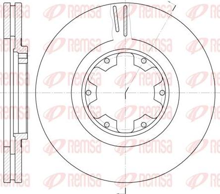 Kawe 6899 10 - Brake Disc autospares.lv