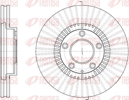 Kawe 6898 10 - Brake Disc autospares.lv