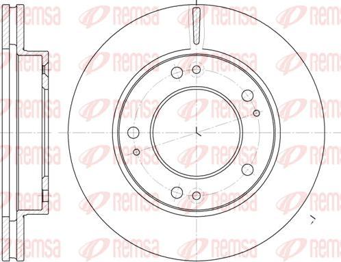 Kawe 6893 10 - Brake Disc autospares.lv