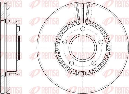 Kawe 6892 10 - Brake Disc autospares.lv