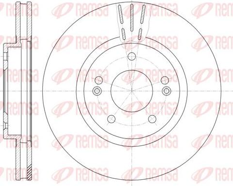 Kawe 6897 10 - Brake Disc autospares.lv