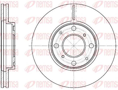 CAR HPD 994 - Brake Disc autospares.lv