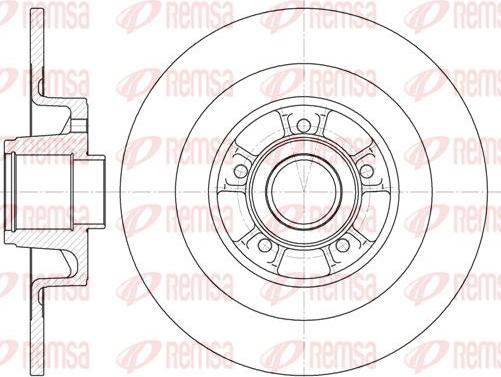 Kawe 6848 00 - Brake Disc autospares.lv