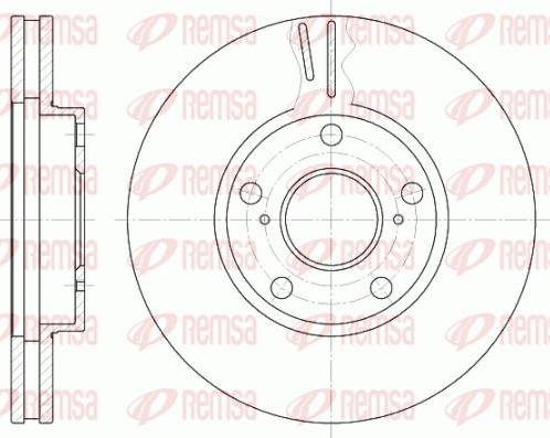 Kawe 6842 10 - Brake Disc autospares.lv