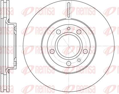 Kawe 6869 10 - Brake Disc autospares.lv