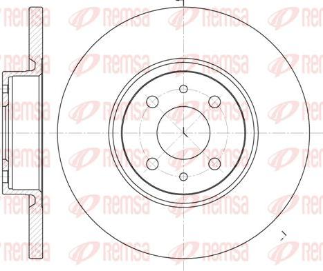 Kawe 6860 00 - Brake Disc autospares.lv