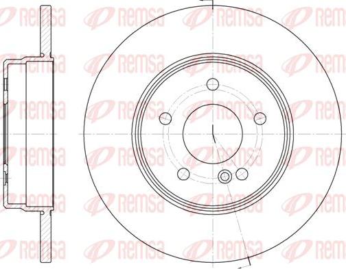 Kawe 6801 00 - Brake Disc autospares.lv