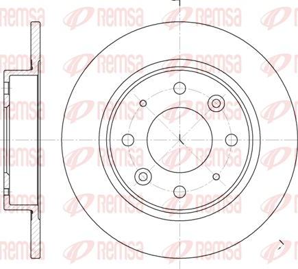 Kawe 6813 00 - Brake Disc autospares.lv