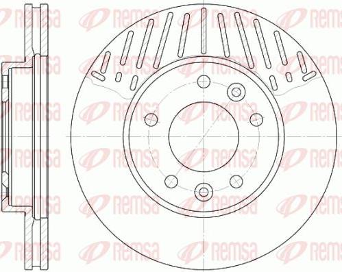 Kawe 6885 10 - Brake Disc autospares.lv