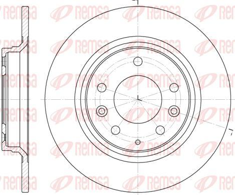 Kawe 6881 00 - Brake Disc autospares.lv