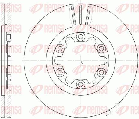 Kawe 6882 10 - Brake Disc autospares.lv