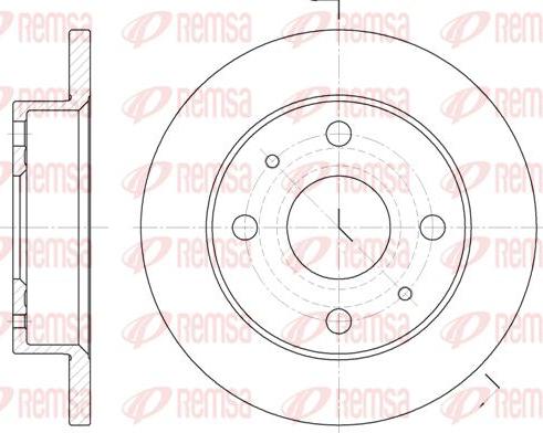 Kawe 6830 00 - Brake Disc autospares.lv