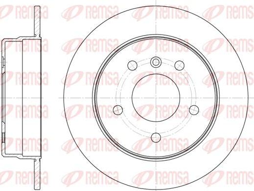 Kawe 6831 00 - Brake Disc autospares.lv