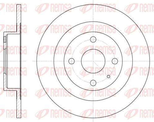 Kawe 6833 00 - Brake Disc autospares.lv