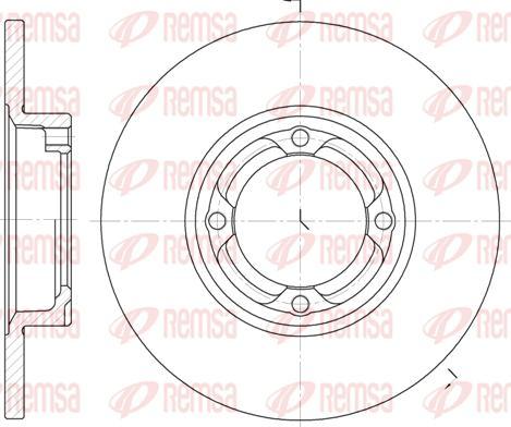 Kawe 6832 00 - Brake Disc autospares.lv