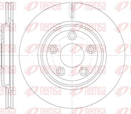 Kawe 6837 10 - Brake Disc autospares.lv