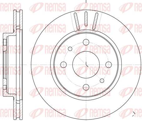 Kawe 6829 10 - Brake Disc autospares.lv