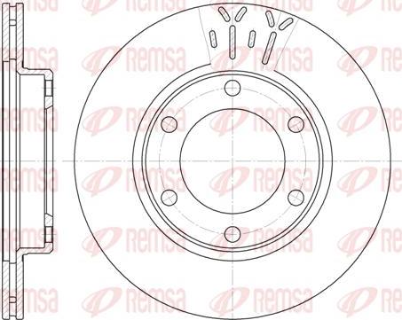 Kawe 6824 10 - Brake Disc autospares.lv