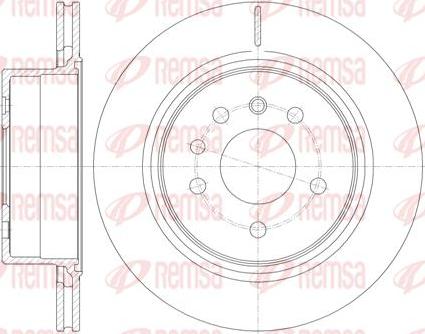 Kawe 6823 10 - Brake Disc autospares.lv