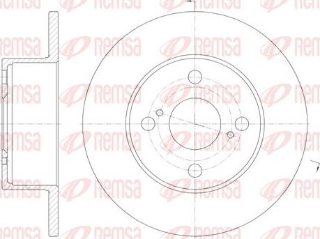 Kawe 6871 00 - Brake Disc autospares.lv