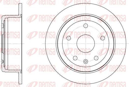 Kawe 6872 00 - Brake Disc autospares.lv