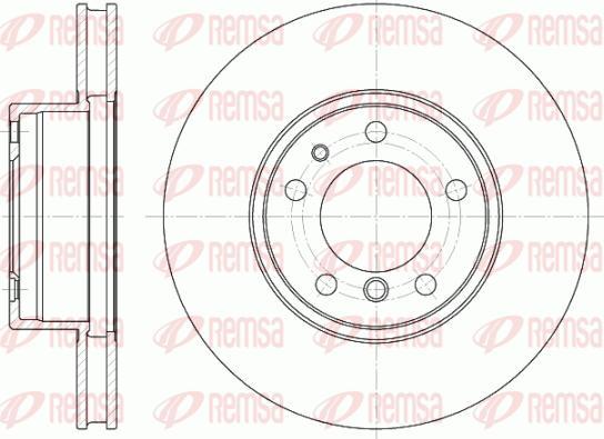 Kawe 6349 10 - Brake Disc autospares.lv