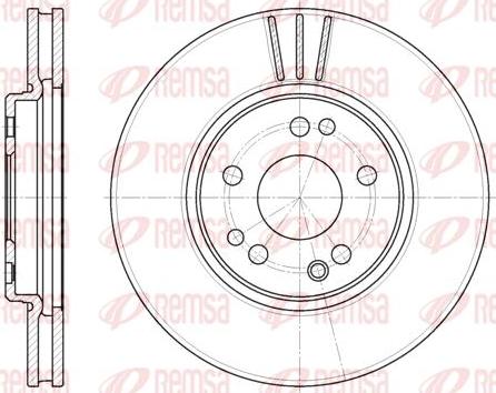 Kawe 6344 10 - Brake Disc autospares.lv