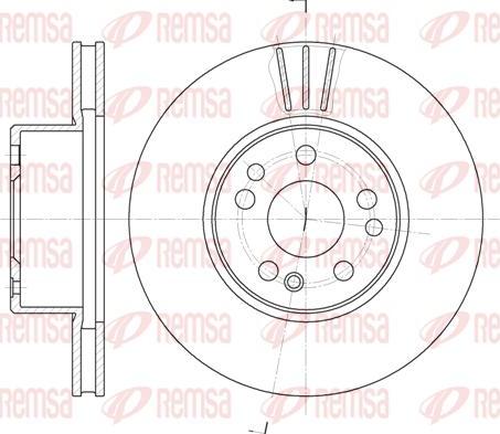 Kawe 6351 10 - Brake Disc autospares.lv