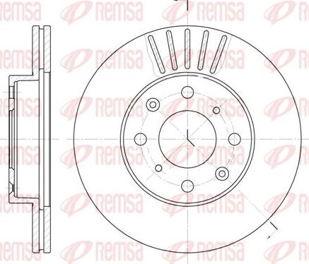 Kawe 6369 10 - Brake Disc autospares.lv