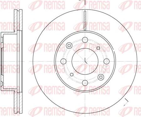 Kawe 6366 10 - Brake Disc autospares.lv