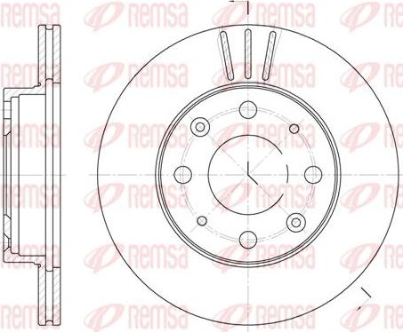 Kawe 6368 10 - Brake Disc autospares.lv