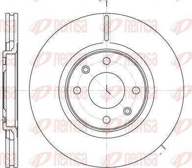 Kawe 6306 10 - Brake Disc autospares.lv