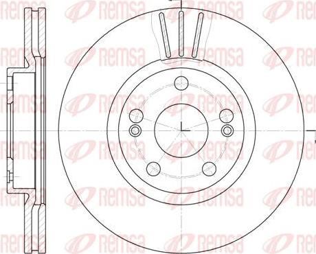 Kawe 6301 10 - Brake Disc autospares.lv