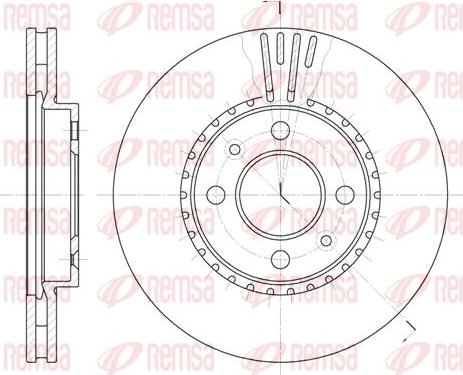 Kawe 6302 10 - Brake Disc autospares.lv