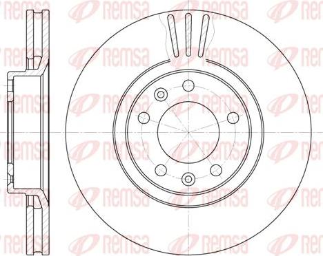 Kawe 6307 10 - Brake Disc autospares.lv