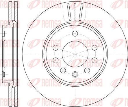 Quinton Hazell 6319.10 - Brake Disc autospares.lv