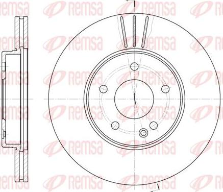 Kawe 6313 10 - Brake Disc autospares.lv