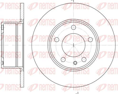 Kawe 6312 00 - Brake Disc autospares.lv