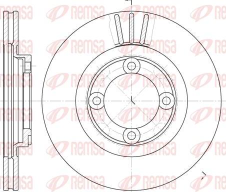 Kawe 6385 10 - Brake Disc autospares.lv