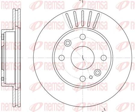 Kawe 6386 10 - Brake Disc autospares.lv