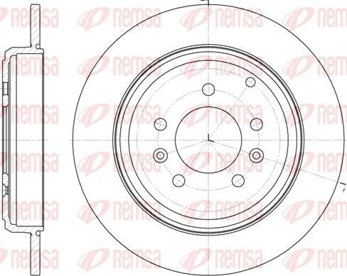 Kawe 6330 00 - Brake Disc autospares.lv