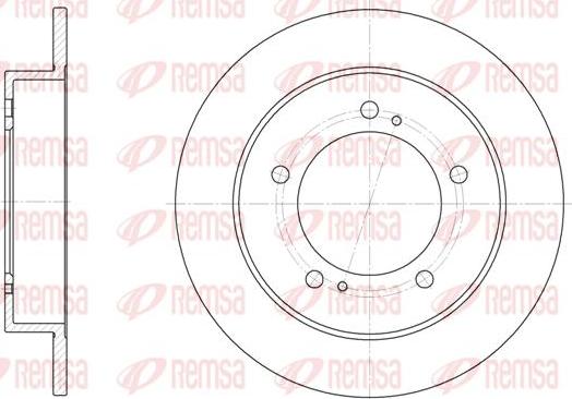 Kawe 6331 00 - Brake Disc autospares.lv